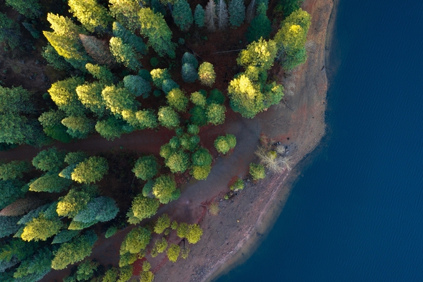 One of my first attempts at aerial photography Lake Siskiyou CA  IG kevinapereira