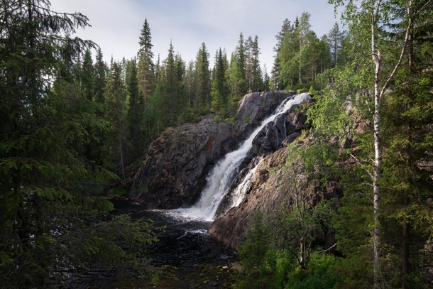 One of the few waterfalls we have in Finland Hepokngs 