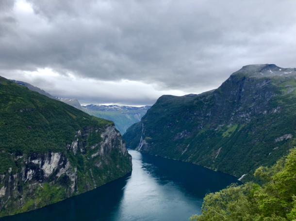 One of the most beautiful places Ive ever been Geirangerfjord Norway 