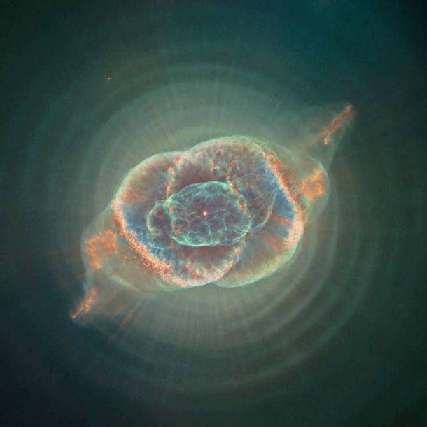 One of the most classic pictures of space the Cats Eye Nebula