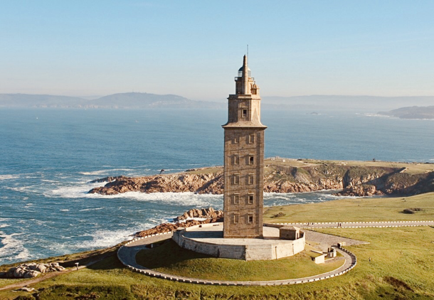 One of the most intact surviving Roman structures and the oldest lighthouse in the world the ancient Tower of Hercules 