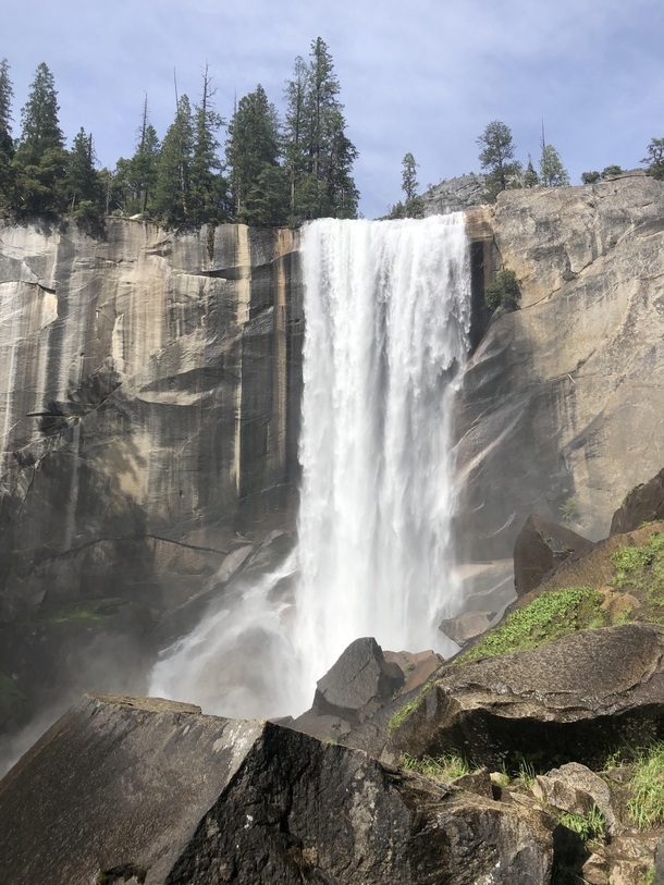One of the waterfalls in Yosemite National Park 