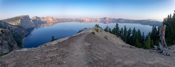 Only a pano can do Crater Lake any justice 