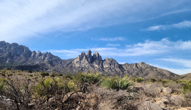 Organ Mountains in New Mexico 