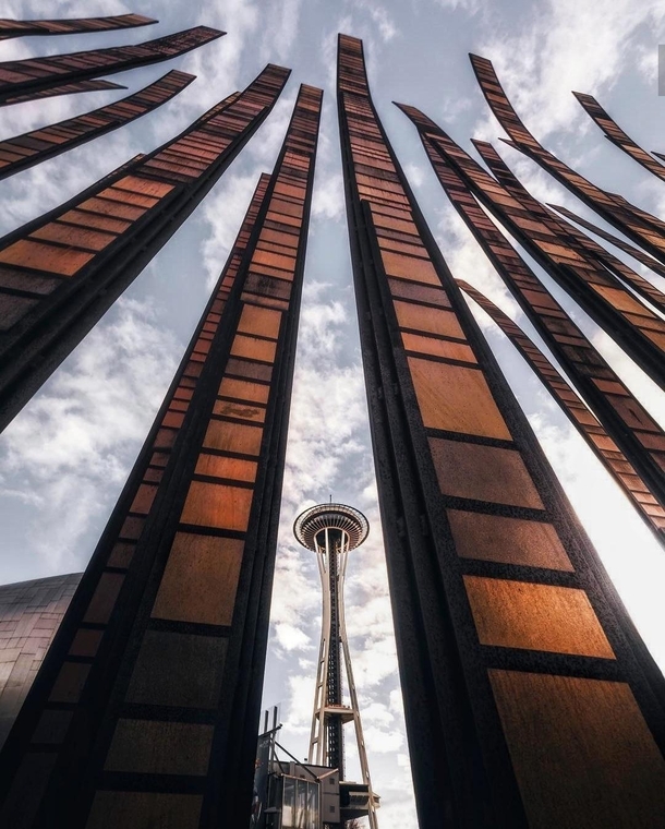 Original angle of view of Seattle Washington