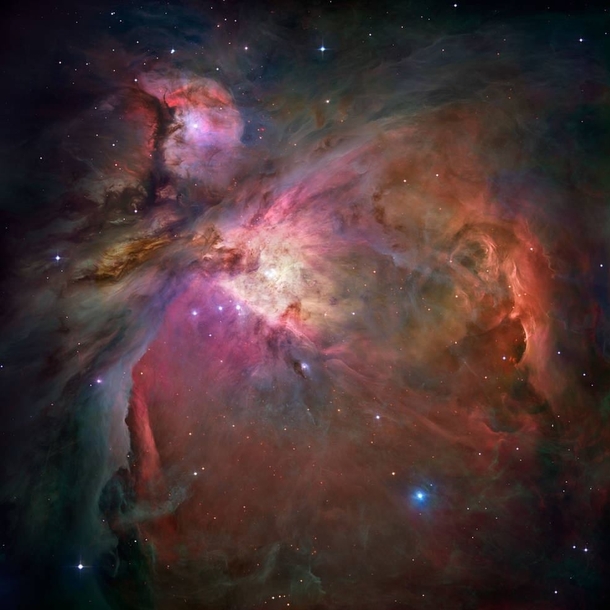 Orion Nebula imaged by Hubble