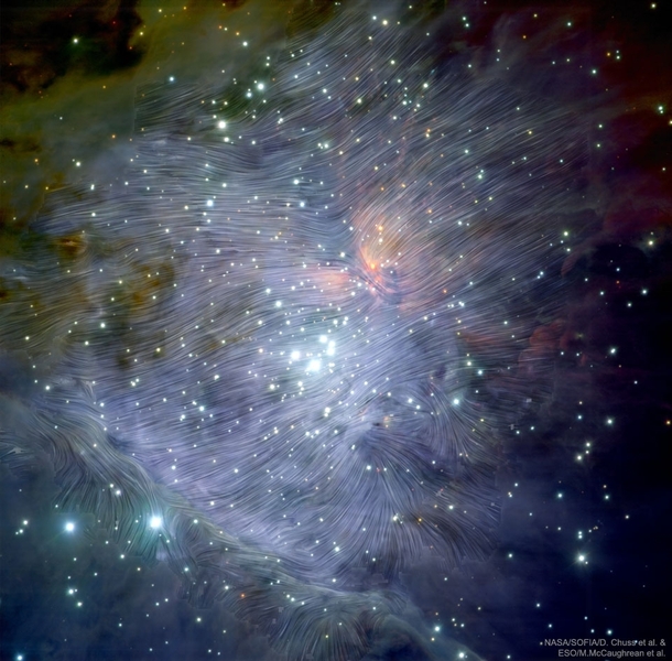 Orion Nebula in Infrared Credit NASA SOFIA ESO