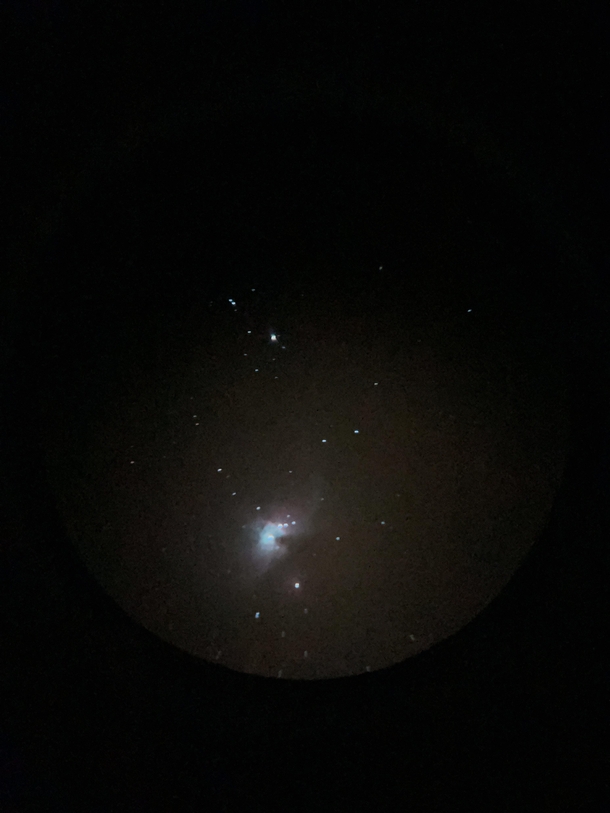 Orion Nebula through my Celestron AstroMaster EQ