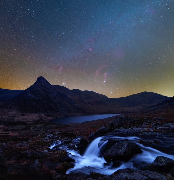 Orion over Snowdonia National Park UK 