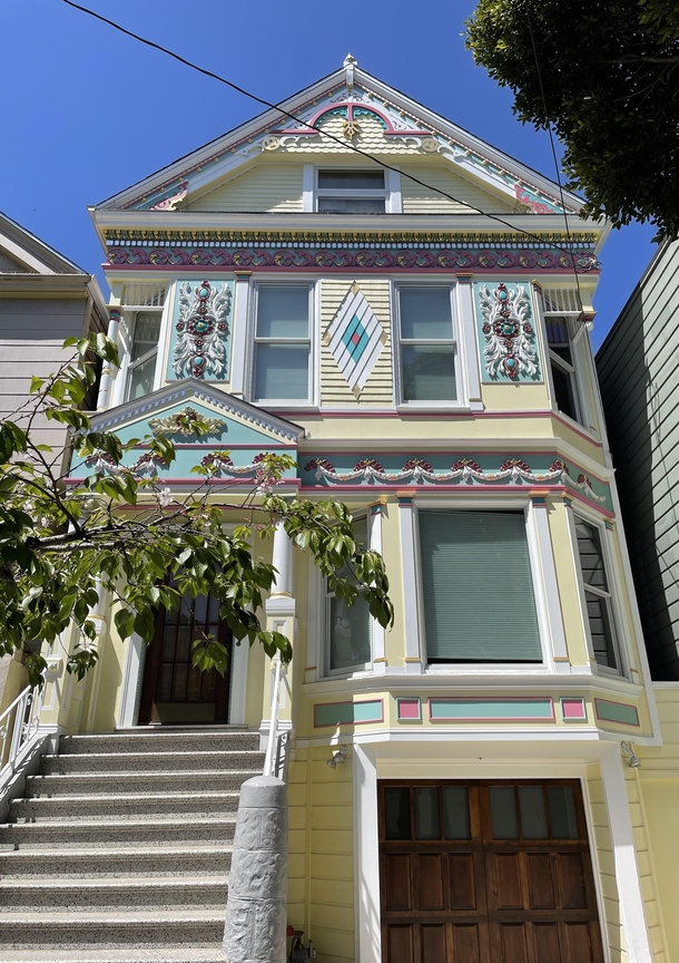 Ornate home in Cole Valley area of San Fransisco