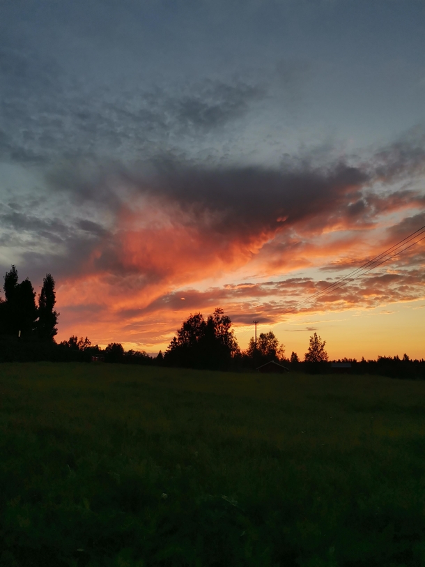 Oulu Finland sunset