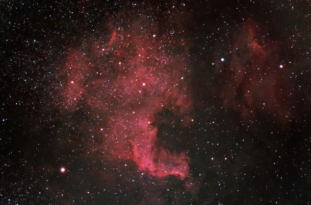 Over  hours of data on the North America Nebula and Pelican Nebula 