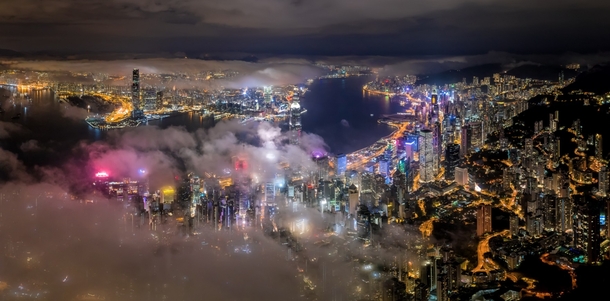 Over the clouds in HongKong by CP Lau 