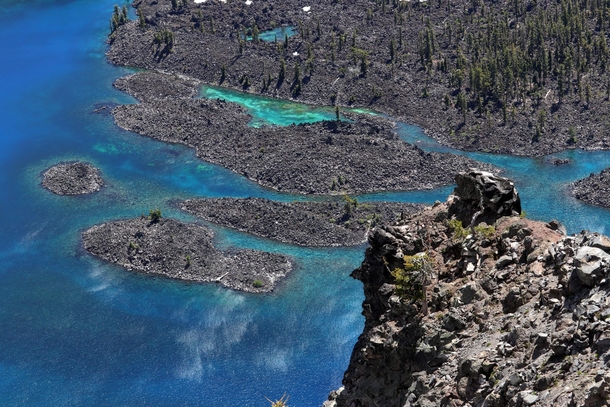 Overlooking Crater Lakes Wizard Island 