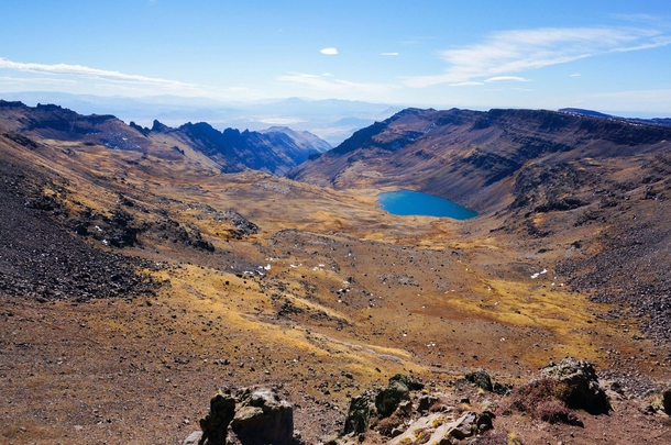 Overlooking Wildhorse Lake from near the summit of Steens Mt OR 