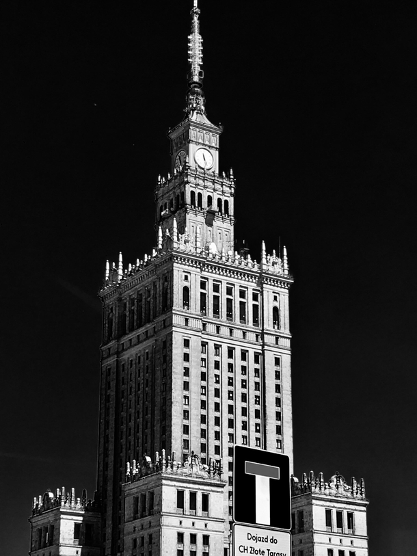 Palace of Culture and Science in Warsaw Poland Designed by Lev Rudnev