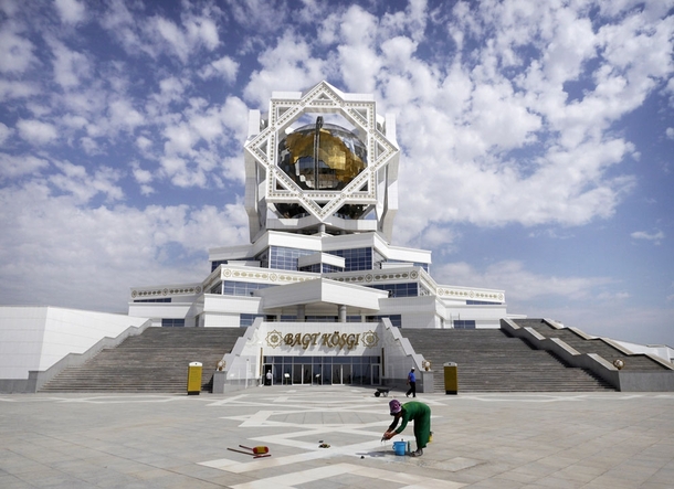 Palace of Happiness Ashgabat Turkmenistan 