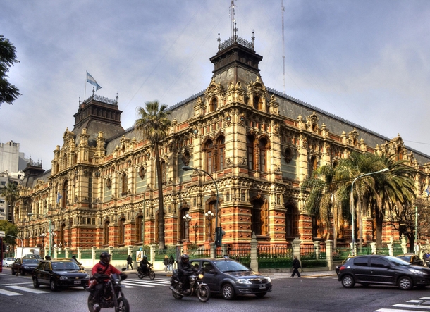 Palacio de aguas corrientes in Buenos Aires designed by Guillermo Villanueva 