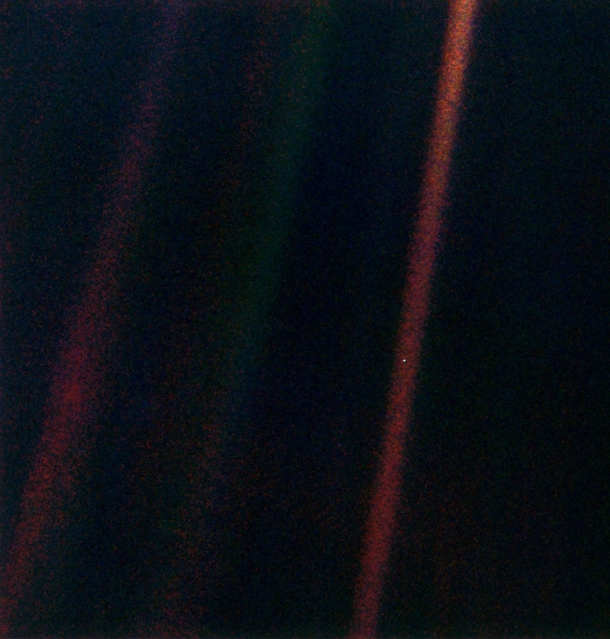 Pale blue dot taken by voyeger  I love this photo 