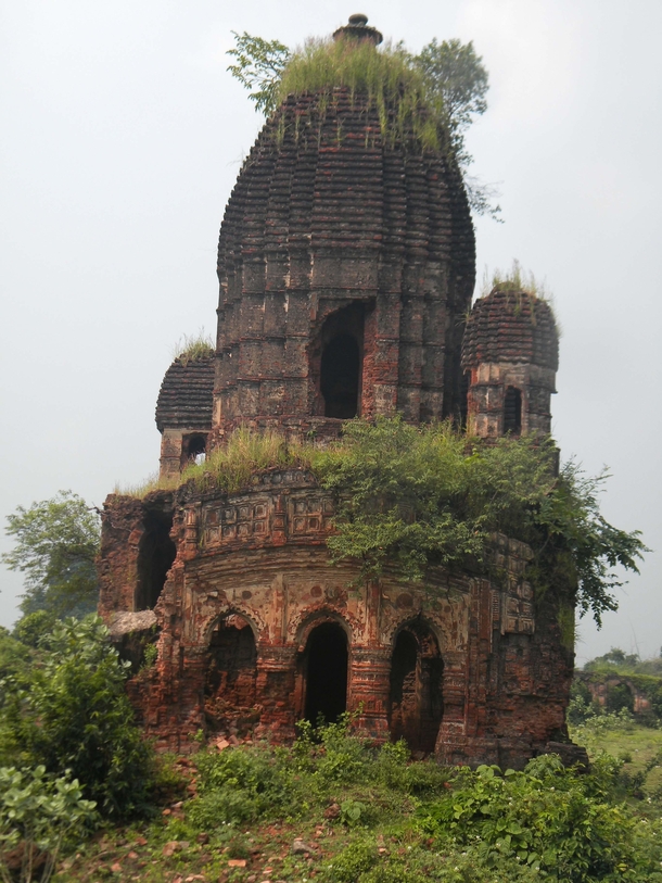 Pancharatna Temple at Garh Panchakot Fort Purulia West Bengal India