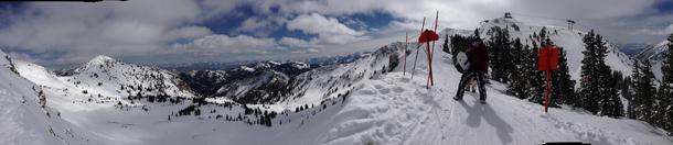 Panorama at Snowbird SLC Utah