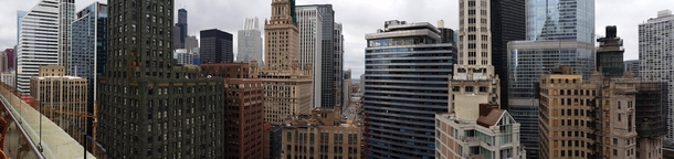 Panorama of Chicago from the Skyline Club 