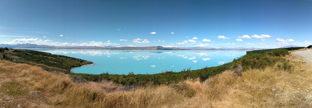 Panorama of Lake Pukaki NZ x 