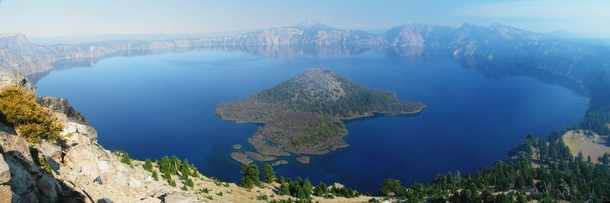 Panoramic Crater Lake Oregon USA 