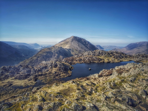 Panoramic views from the top of Haystacks - Lake District UK  x