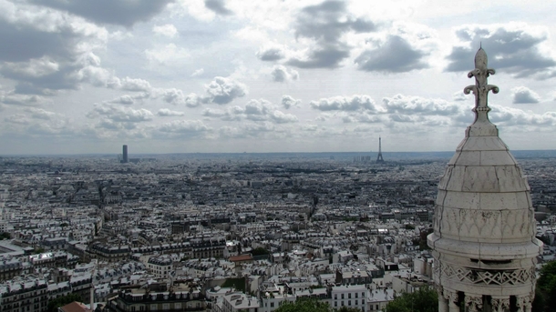 Paris as seen from Sacre Coeur 