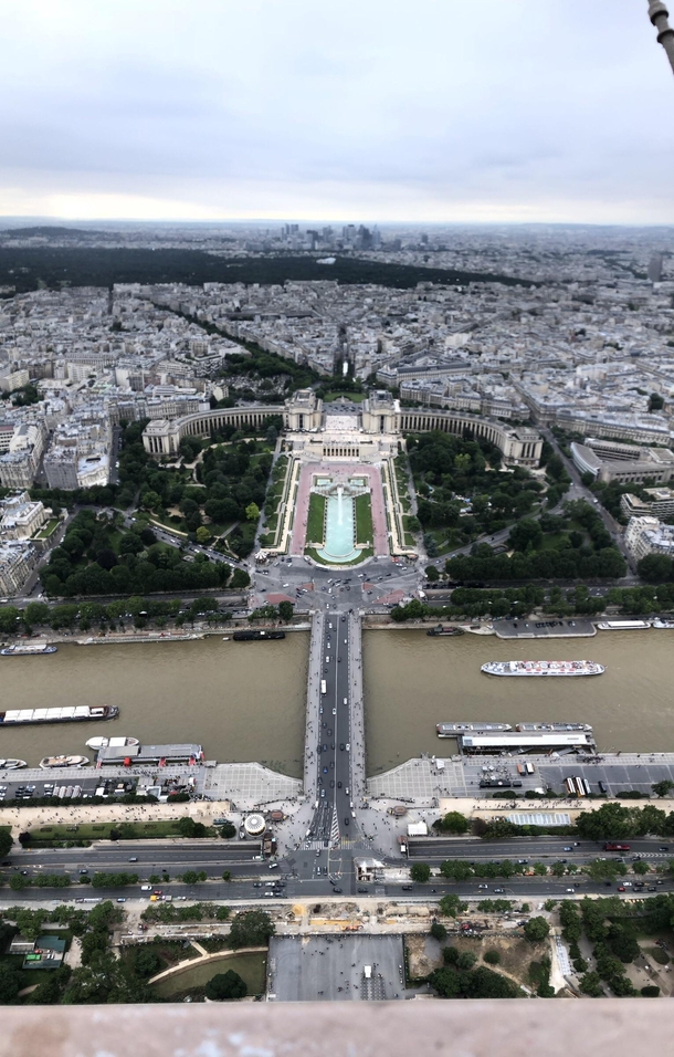 Paris from atop the Eiffel Tower