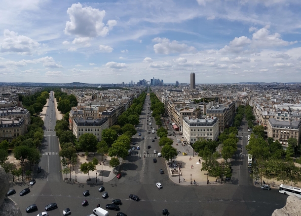Paris from the Arc 
