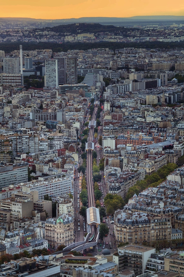 Paris view from montparnasse tower OC