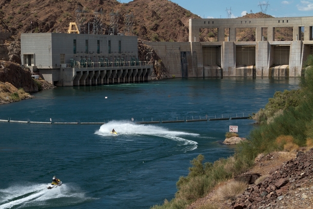Parker Dam Situated between California amp Arizona 