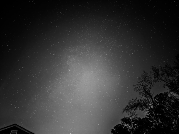 Part of the Milky way shot on a phone