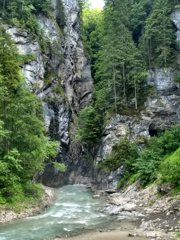 Partnach Gorge in Garmisch Partenkirchen Germany 