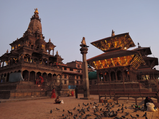 Patan Durbar square also known as Lalitpur in Kathmandu Nepal is s a stunning display of Newari artistic skill and houses many Hindu and Buddhist temples constructed in the th to th century