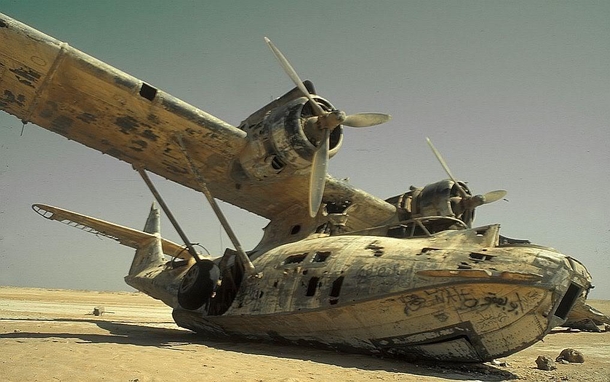 PBY Catalina wreck from  located in Saudi Arabia More info in comments 