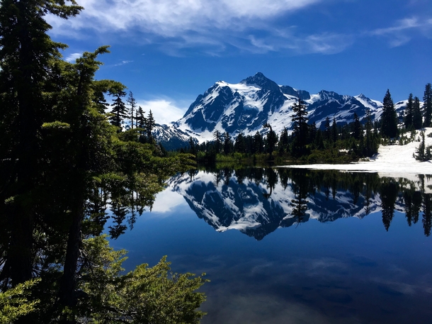 Perfect Mt Shuksan Reflection- North Cascades WA 