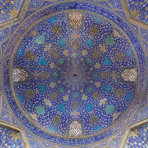 Persian Dome Shah Masjed - Isfahan Iran