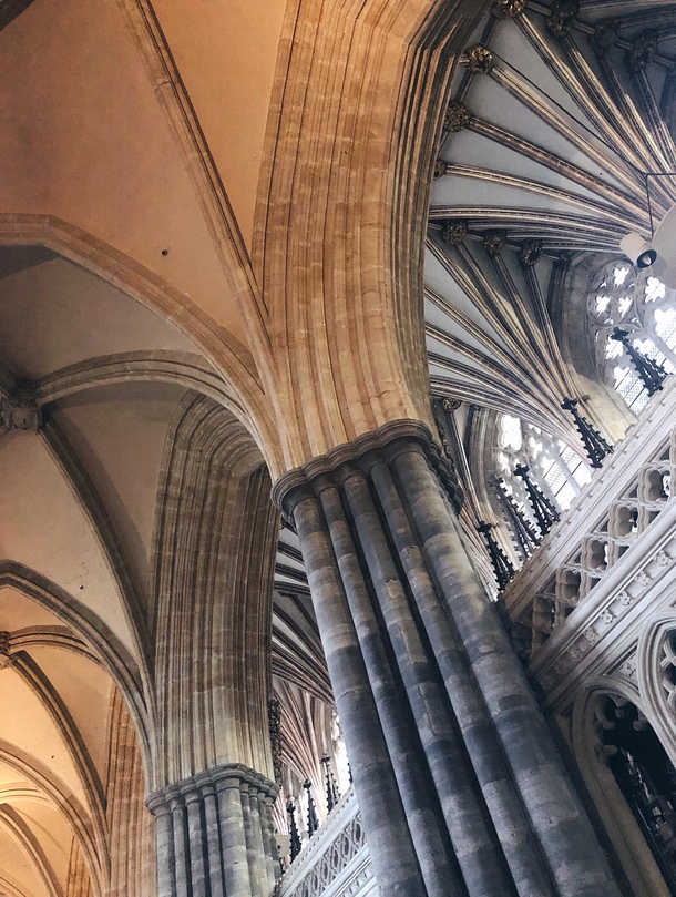 Perspective Exeter Cathedral UK  x