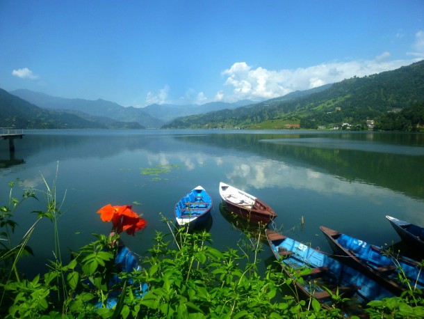 Phewa Lake Pokhara Nepal 