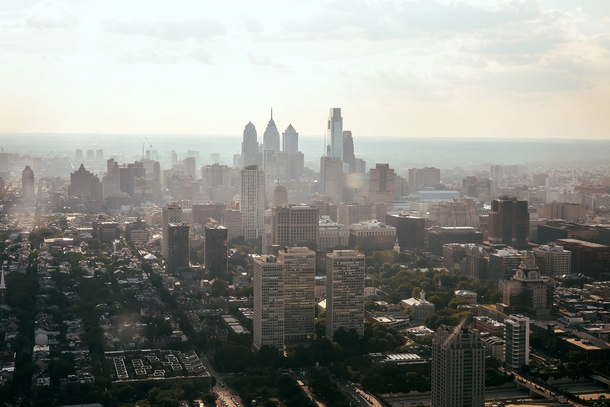 Philadelphia Aerial by Justin Wolfe 
