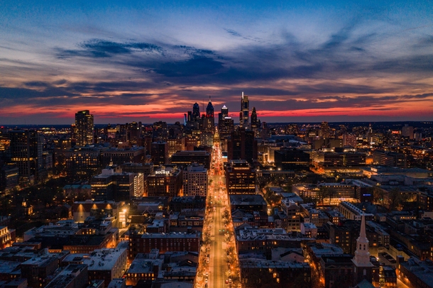 Philadelphia sunset 