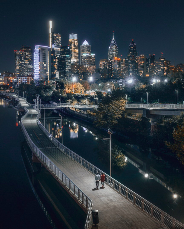Philly at night Credit to utherealmindzeye