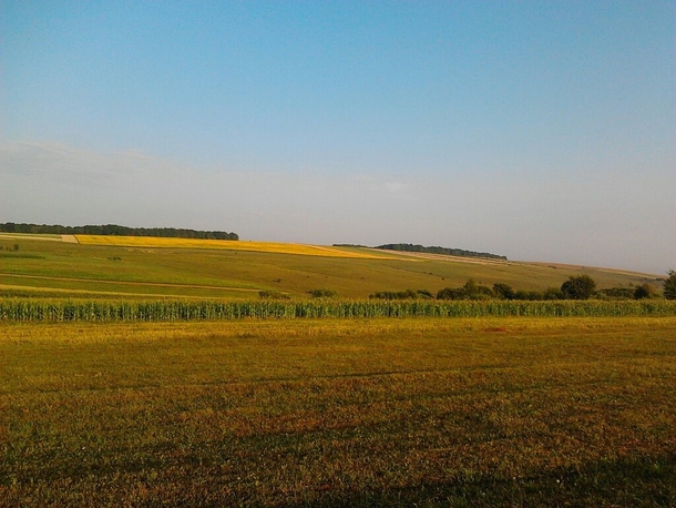 Photo taken of the Romanian countryside near the city of Falticeni 