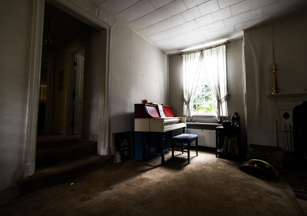 Piano in an Abandoned House