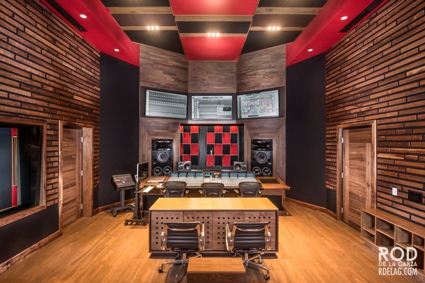 Pic #1 - I was hired to photograph a newly built audio recording studio It was pretty impressive