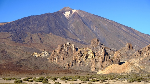 Pico Teide th highest volcano in the world Tenerife Jan 