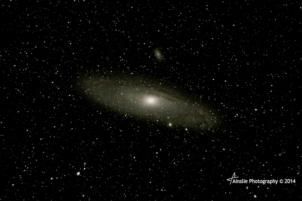 Picture of M The Andromeda Galaxy taken last night - by Scott Ainslie Hubert 